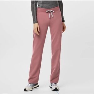 Figs Pink Livingston Basic Scrub Pants - Small Tall